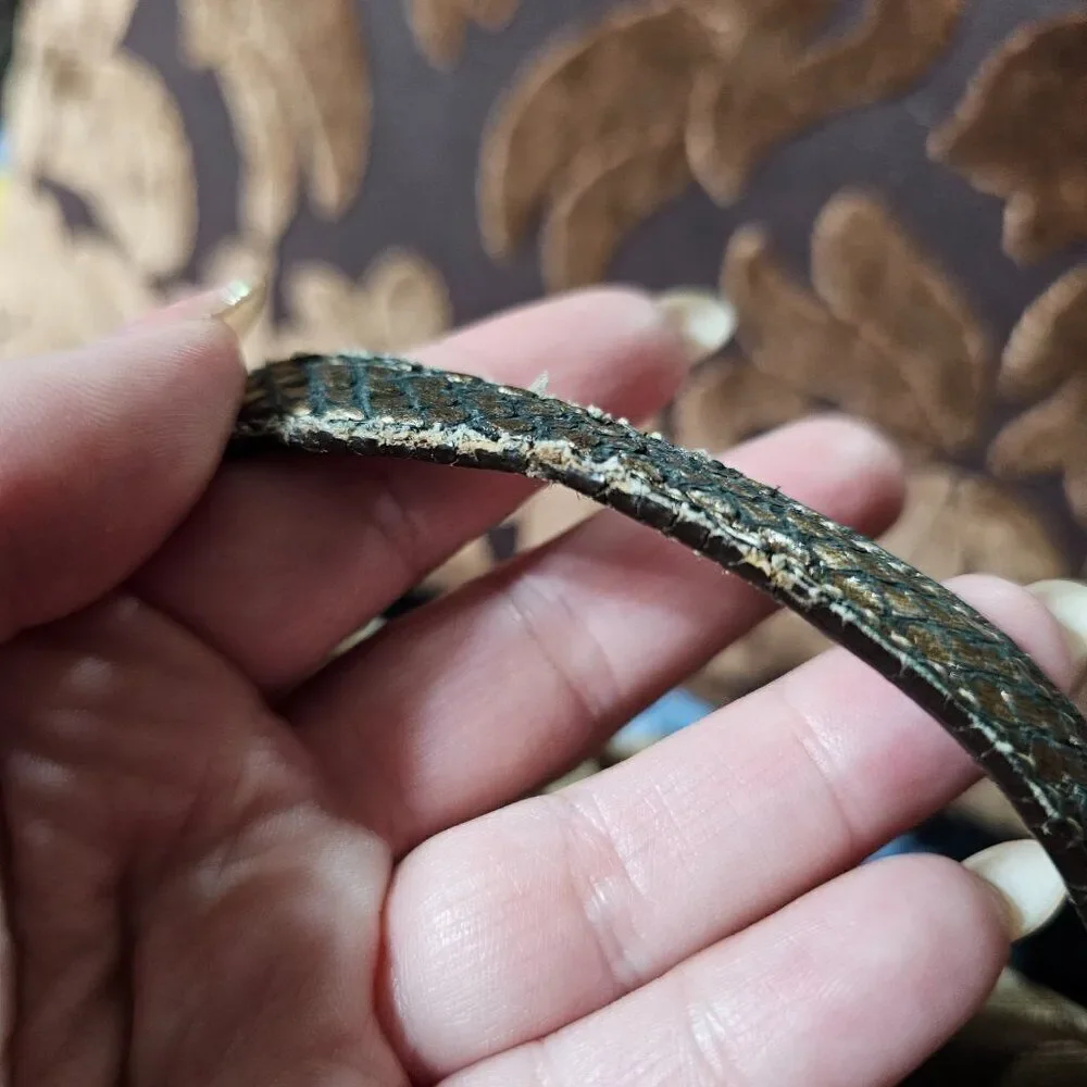 2007 Vintage y2k Coach Demi Shoulder Bag with metallic snakeskin Purse - Picture 3 of 11